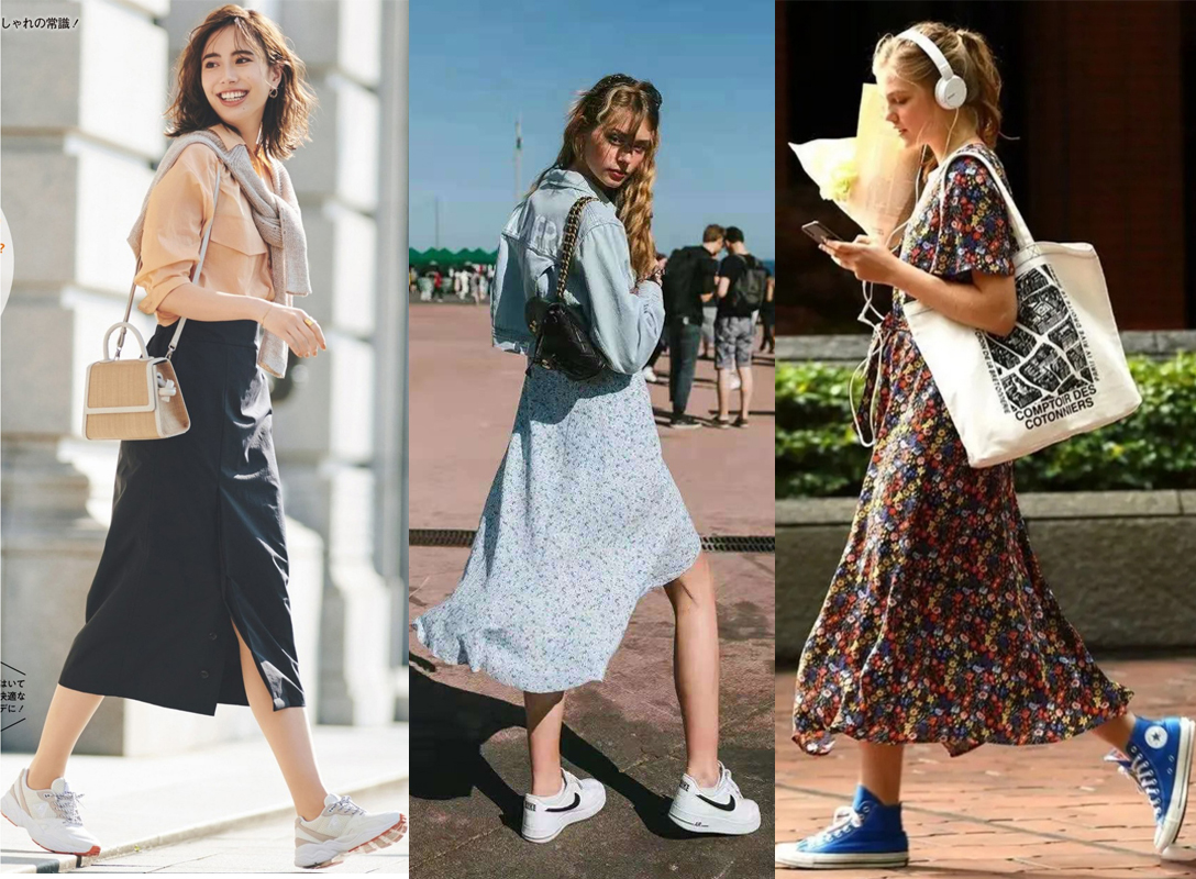 适合搭配裙子的平底鞋推荐,平底鞋加裙子怎么搭配