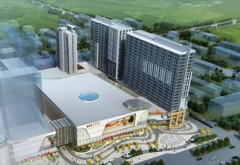 城市观察河南,商丘市区大型购物中心