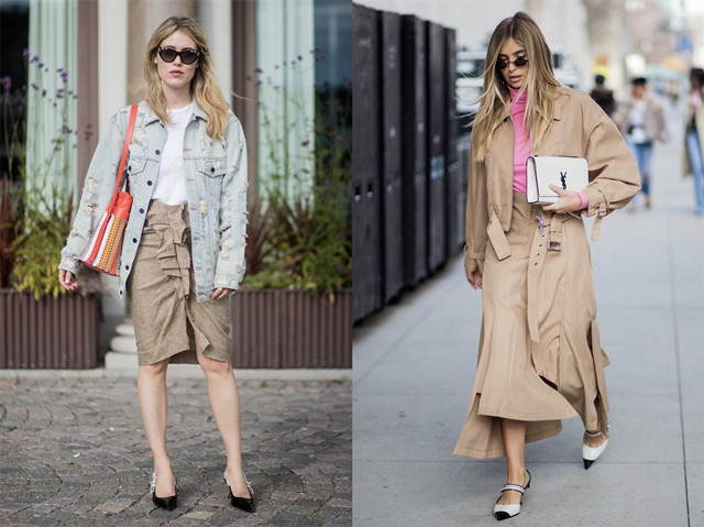 米色连衣裙怎么穿搭才好看,米色裙子怎么搭配高级感