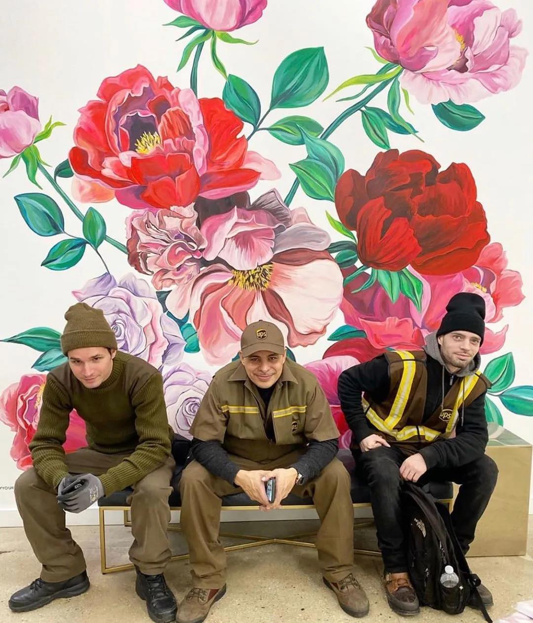 爱死这种手绘墙了，效果太美美到邻居羡慕嫉妒，网友：抢墙纸生意