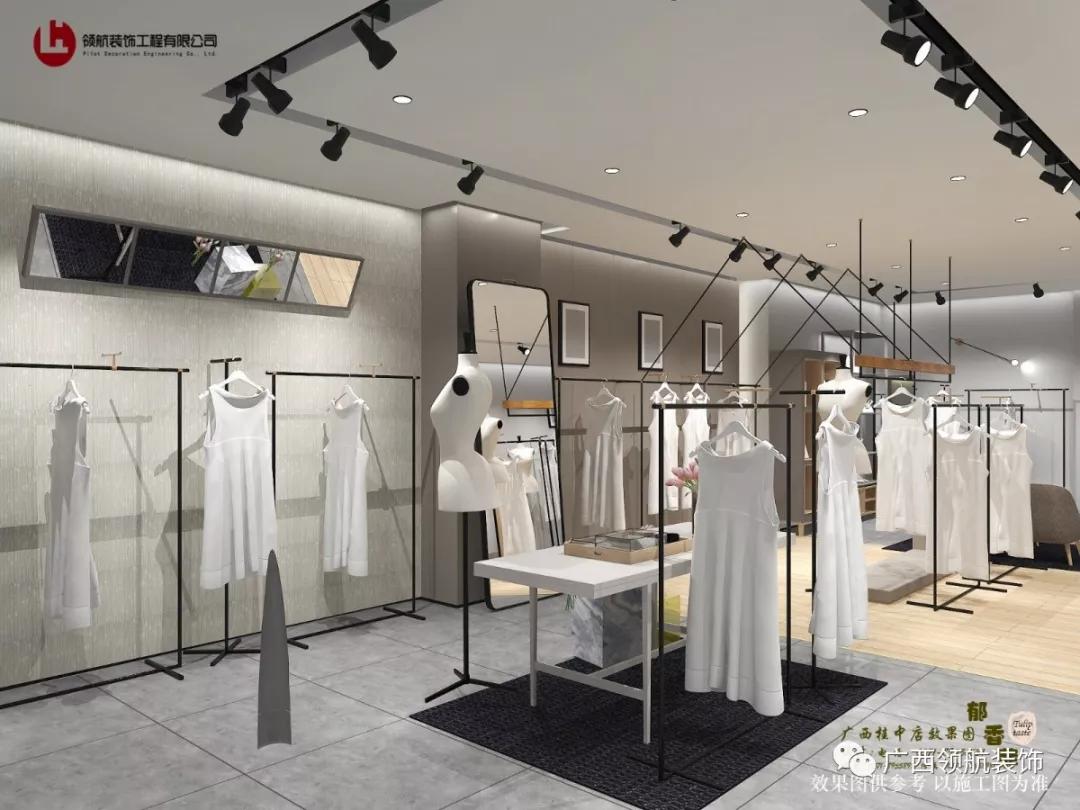 2020女装店轻奢高级灰装修,高级灰女装店装修风格