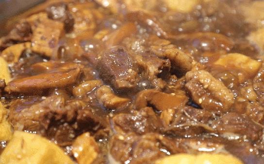 太香了连吃3碗米饭,牛筋牛板筋火锅