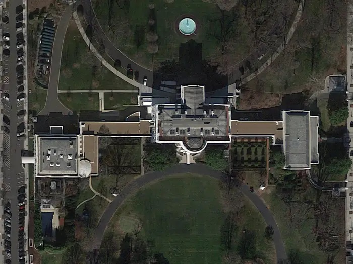 一张图看懂白宫地图,一张图看懂美国白宫