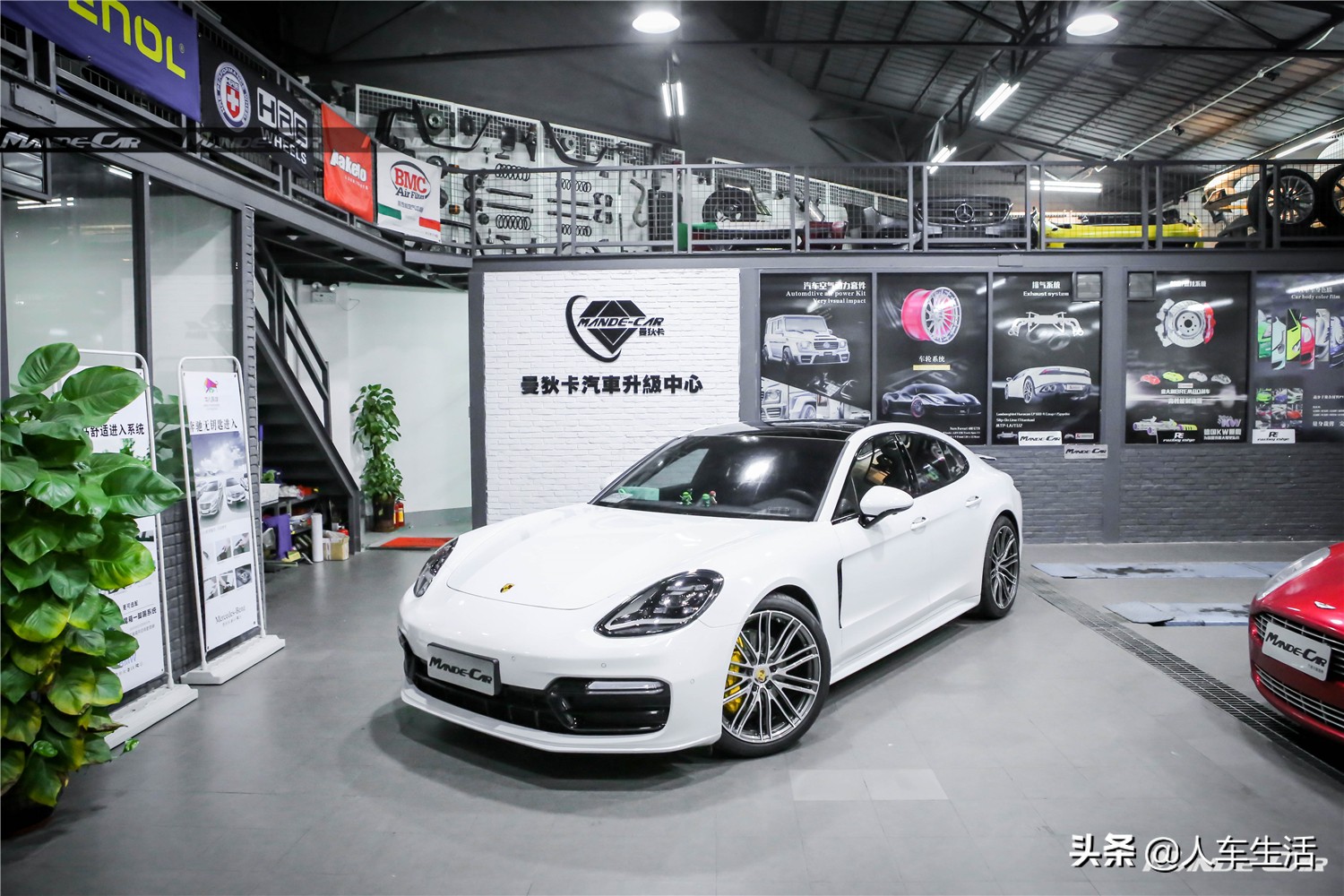 panamera21寸exclusivedesign运动型轮毂,16款保时捷panamera改turbo包围