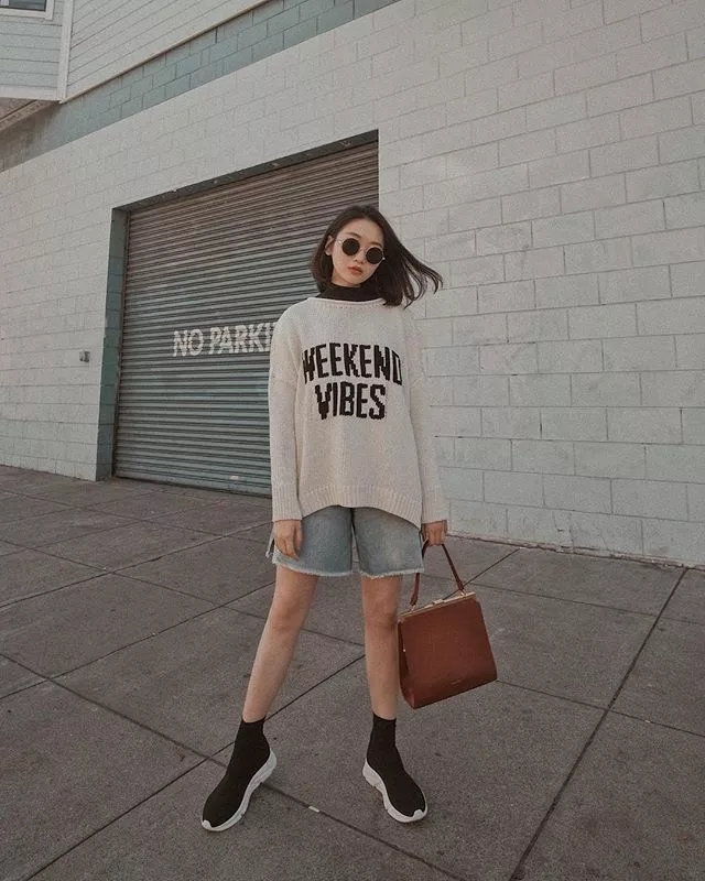 韩系女生超短裙穿搭,小短裙小姐姐夏季