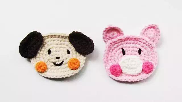 钩针钩的十二生肖图解,十二生肖钩针图解