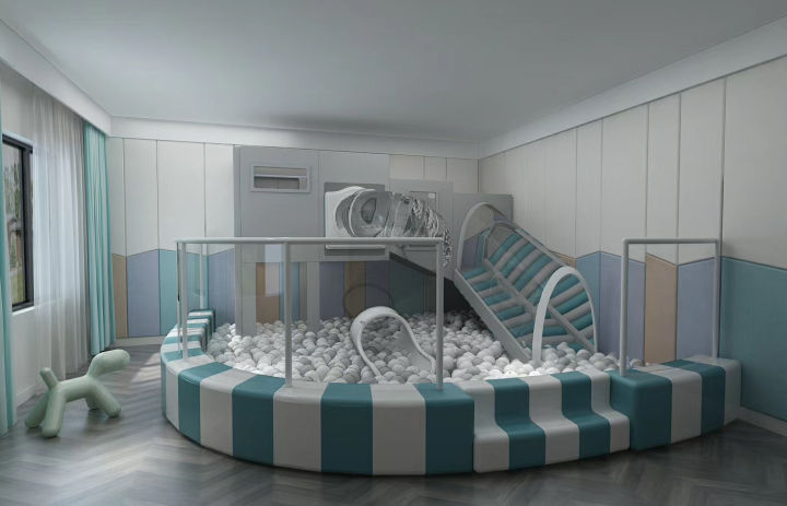 开一个室内儿童乐园小型,室内小型儿童乐园设计效果图