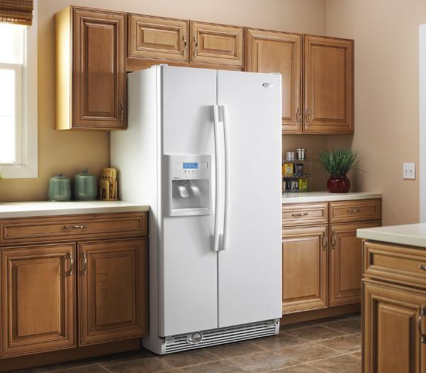 双开门冰箱橱柜效果图,冰箱橱柜装修效果图最流行款