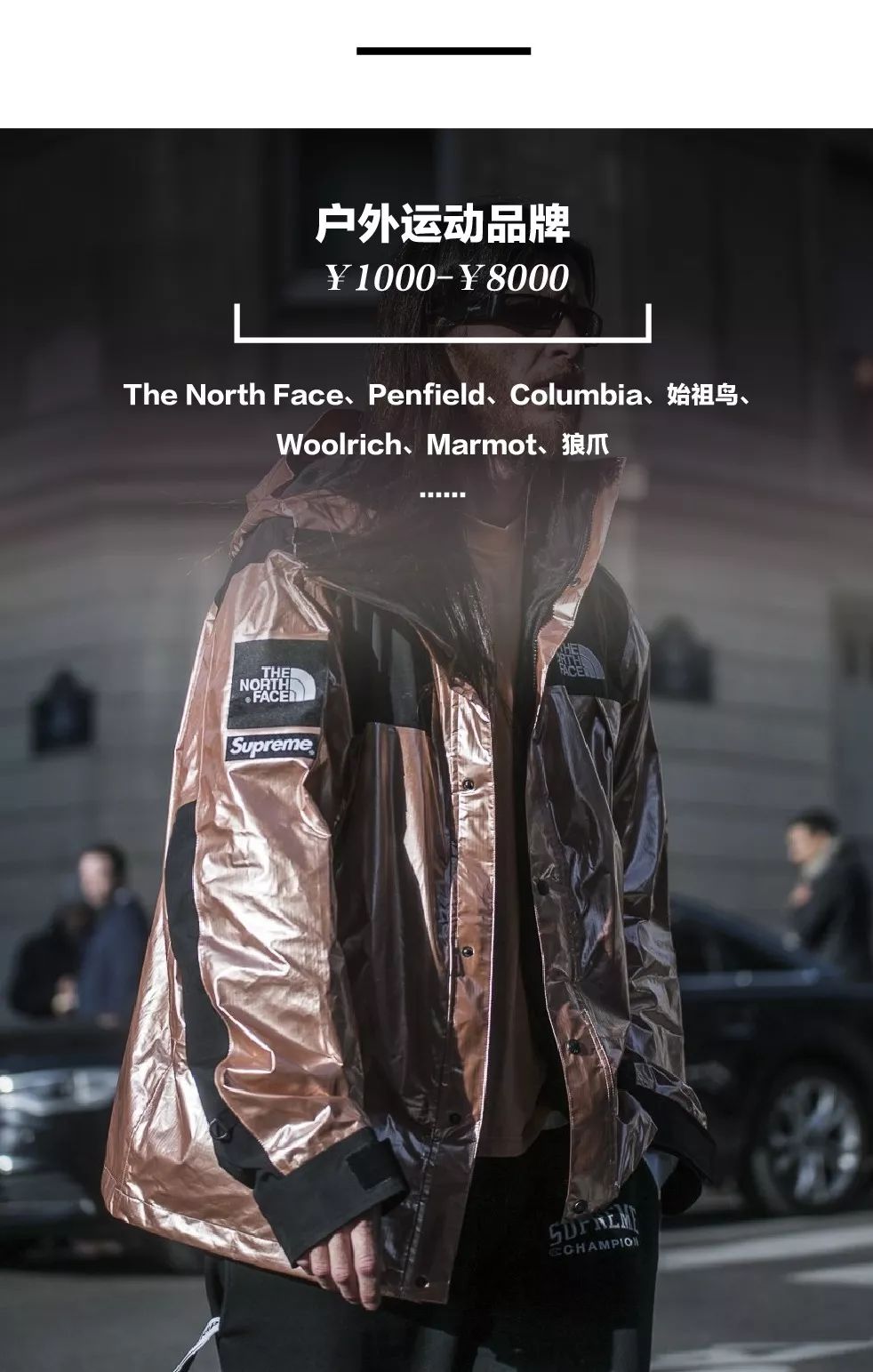 从一百到一千的羽绒服怎么选,男大牌羽绒服怎么选