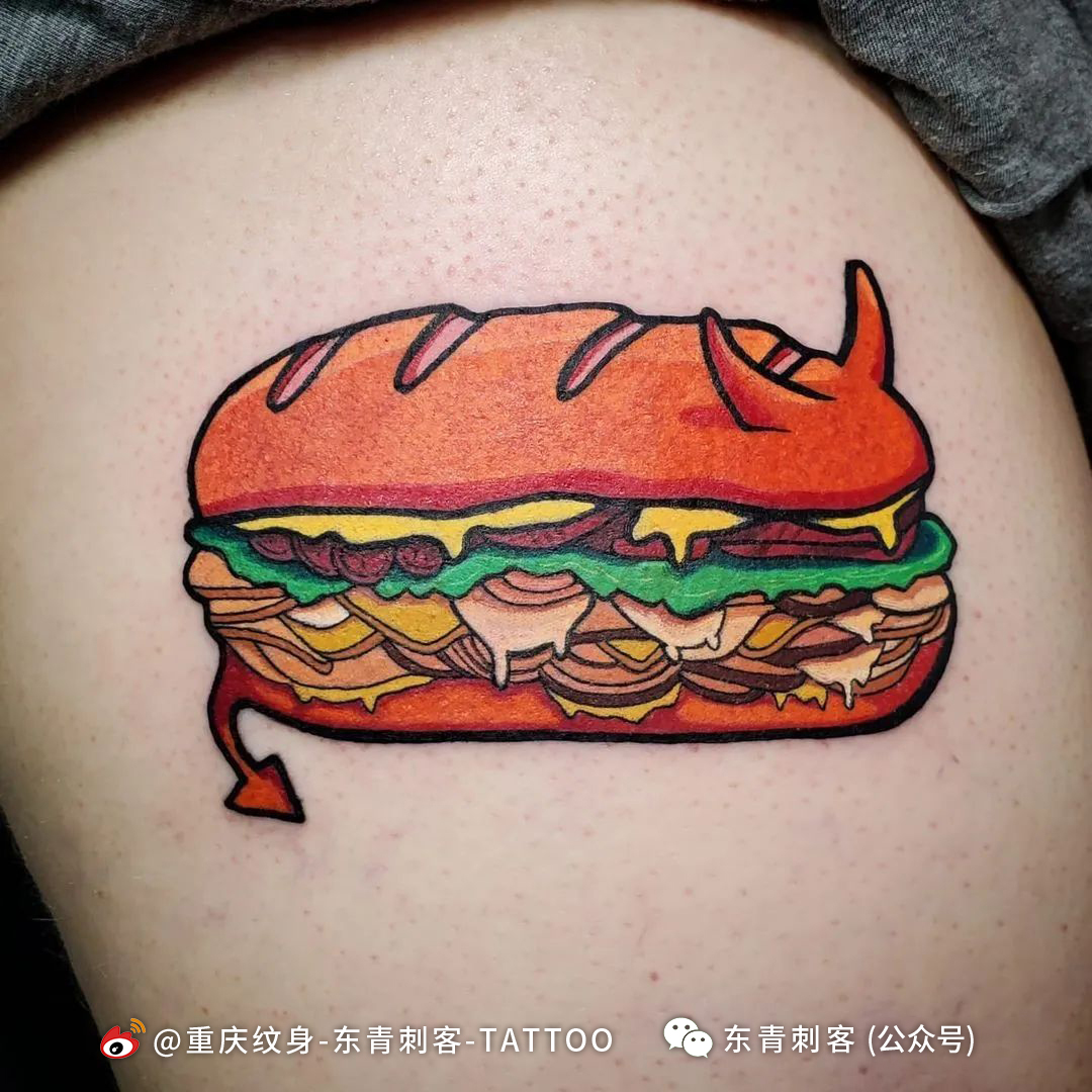 看到这些精美食物纹身有没有勾起你的食欲？