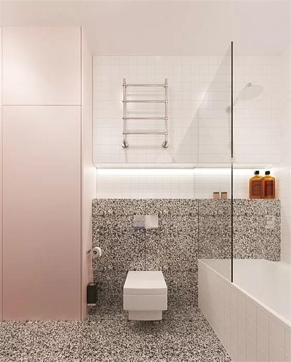 主卧暗卫改造成衣帽间及卫生间,暗卫改半开放式卫生间不装玻璃