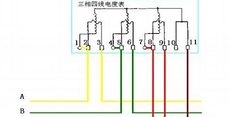 dts606型三相四线电子电表接线,南洋dt862三相四线电表怎么接线