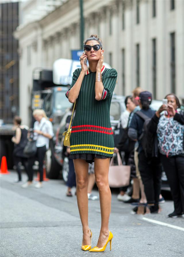 针织裙女小个子显瘦,适合矮个子穿的针织裙