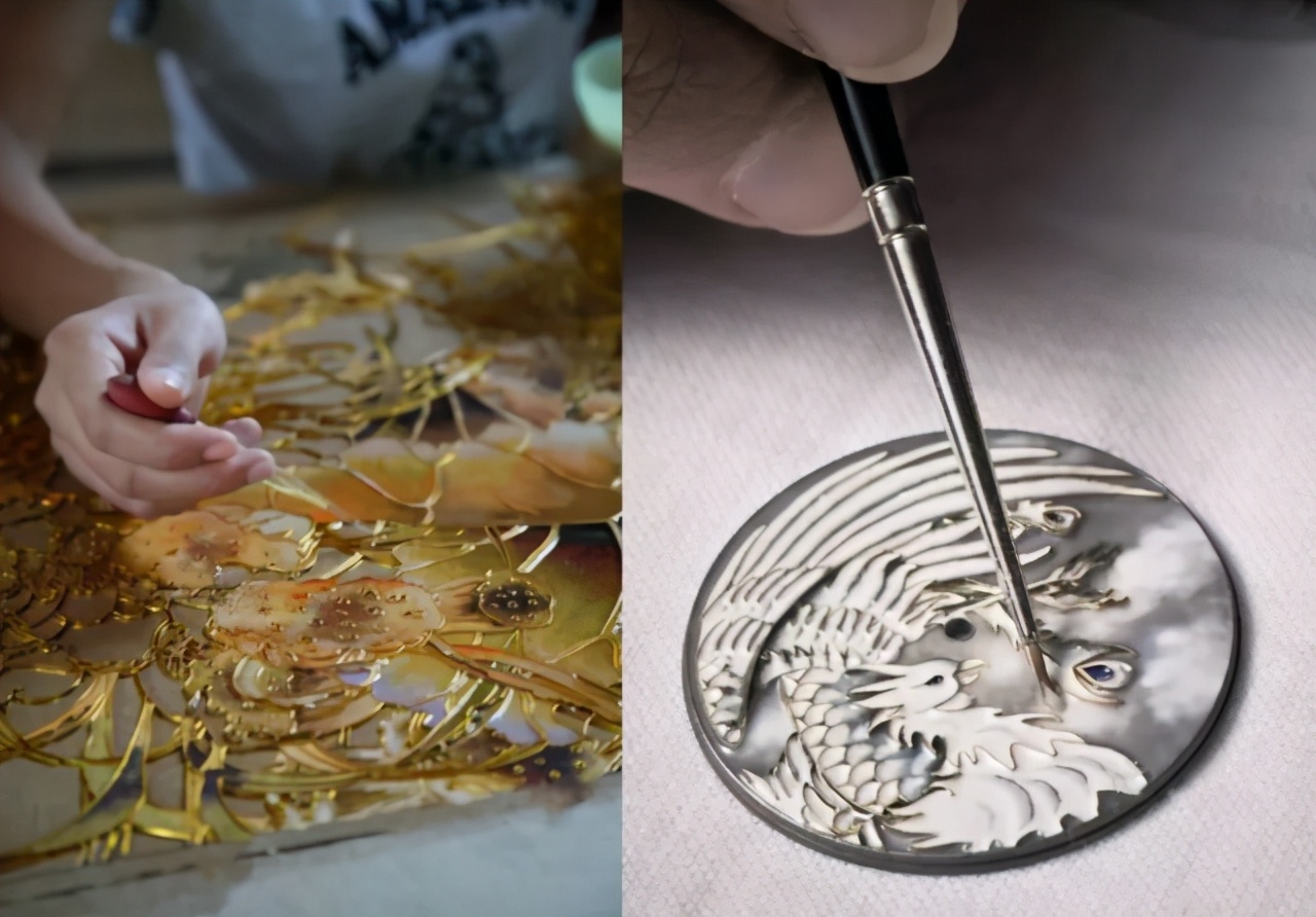 质感细腻的古法与珐琅工艺,中国传统珐琅工艺技法