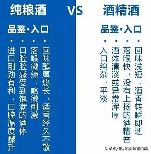 纯粮酒与酒精酒有什么区别呢,纯粮酒与酒精酒如何鉴别教你一招