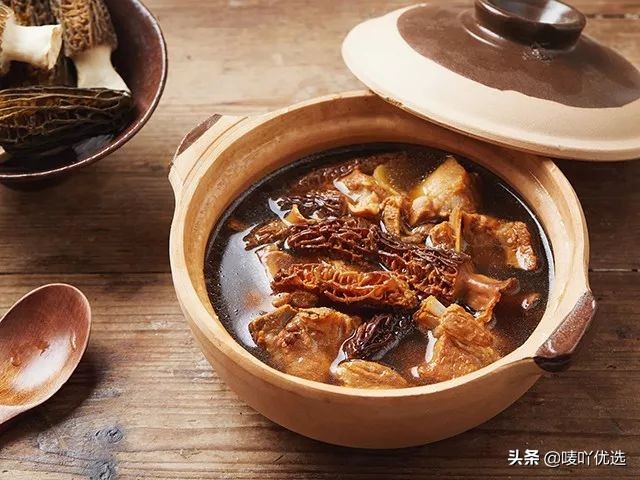 羊肚菌四大菌王,法国野生羊肚菌