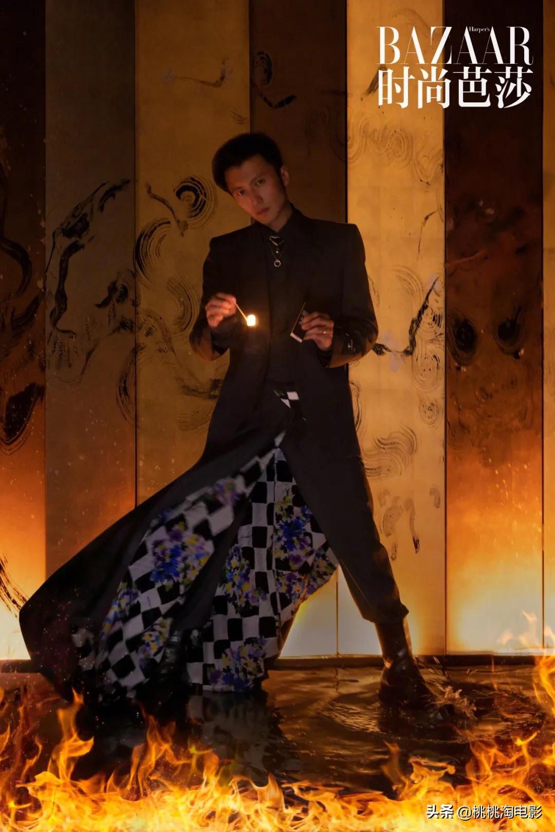 谢霆锋早期写真图片,谢霆锋时尚芭莎2014采访