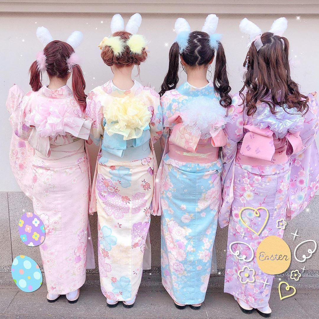 适合少女的浴衣 (夏日可爱浴衣)