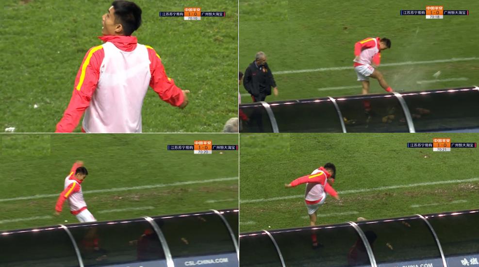 郑智踢水瓶,郑智踢水瓶或被重罚