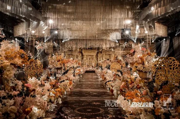 莫奈宫廷风婚礼,神秘梦幻的法式莫奈花园婚礼