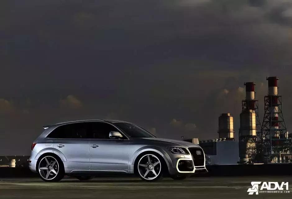 大片来袭!一台运动的“胖子”-奥迪Q5,改装后帅气姿态不输跑车