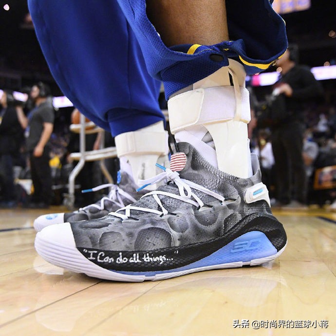 库里踩脚视频,库里上脚库里6全明星配色
