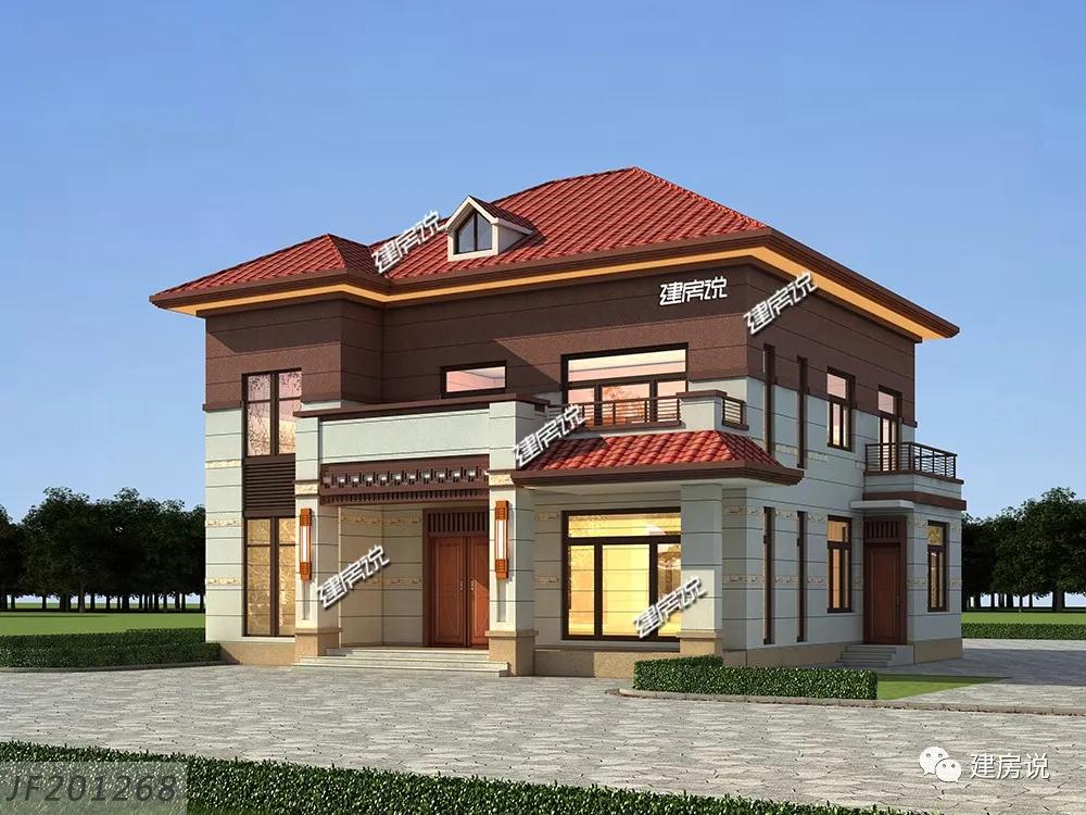 30万起建庭院别墅，百万豪宅既视感，村里的人都看呆了