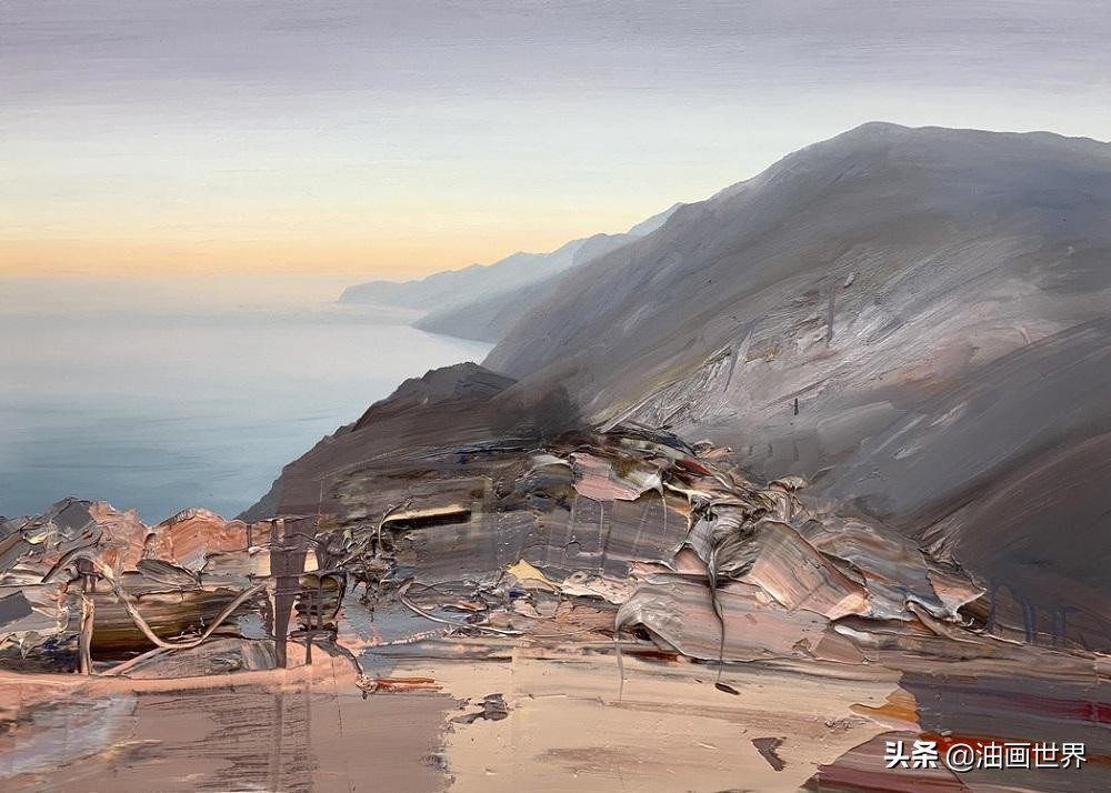 美国画家大峡谷古典风景油画,美国油画家埃里克瓦列斯的风景画