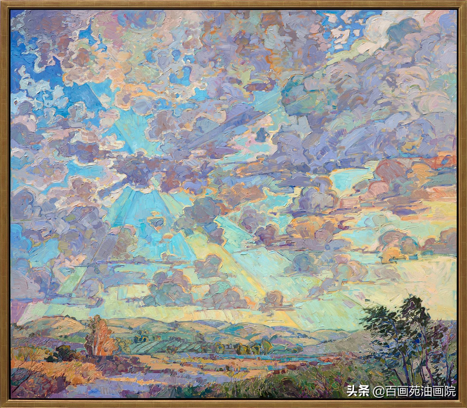 油画写生山水画步骤,油画写生怎么画