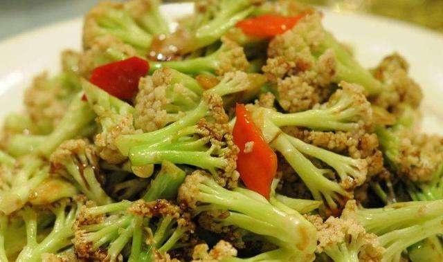 炒花菜不好吃,炒花菜忘了放肉