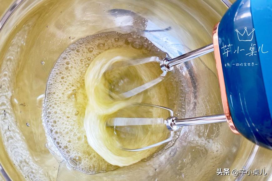 古早蛋糕慢速教程,八寸古早戚风蛋糕翻车