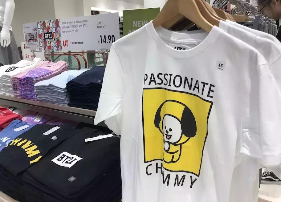 优衣库重磅t恤,优衣库xkaws联名衣服