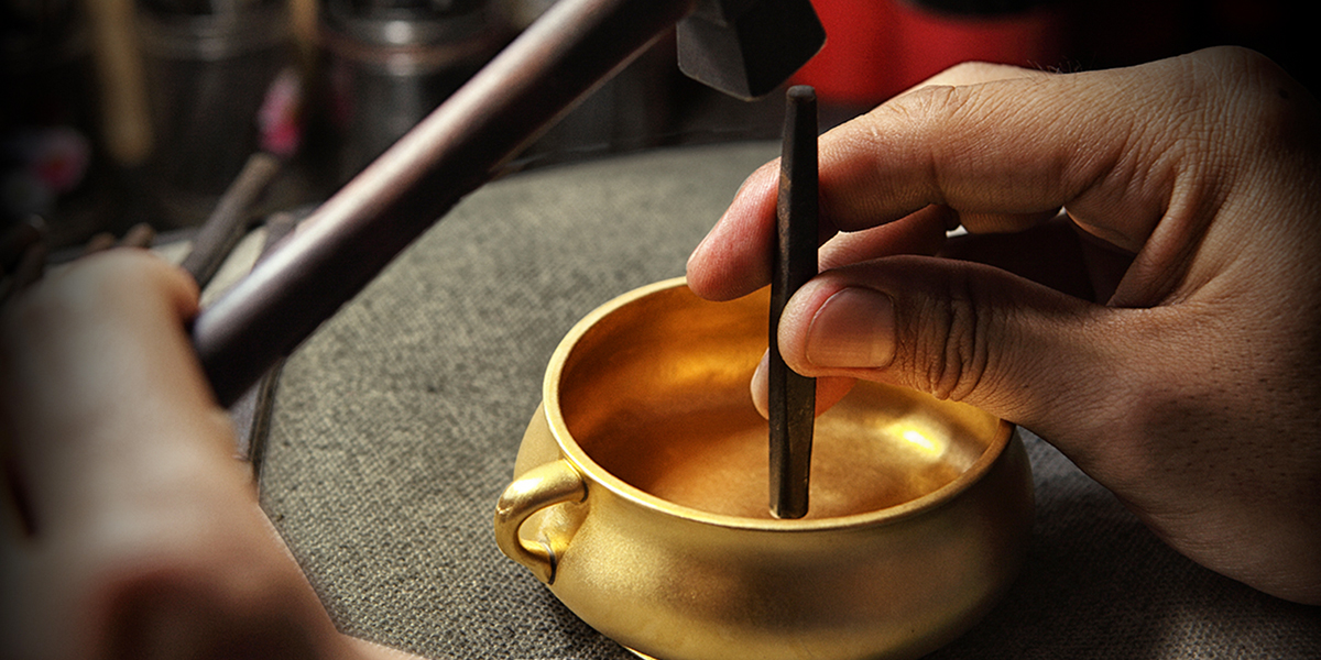 古法手工黄金配件,古法手工黄金寓意