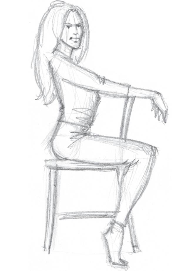 线稿构图快速入门,人物构图线稿教程