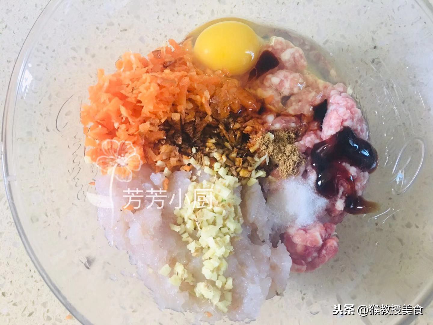 家庭版自制虾肉馄饨，好迷你很好吃，周末做点这一周的早餐都有了