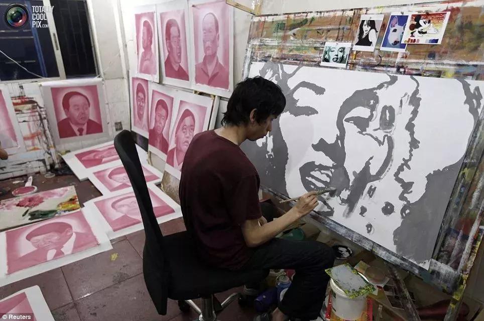 中国最大的仿制油画,高仿的赝品画