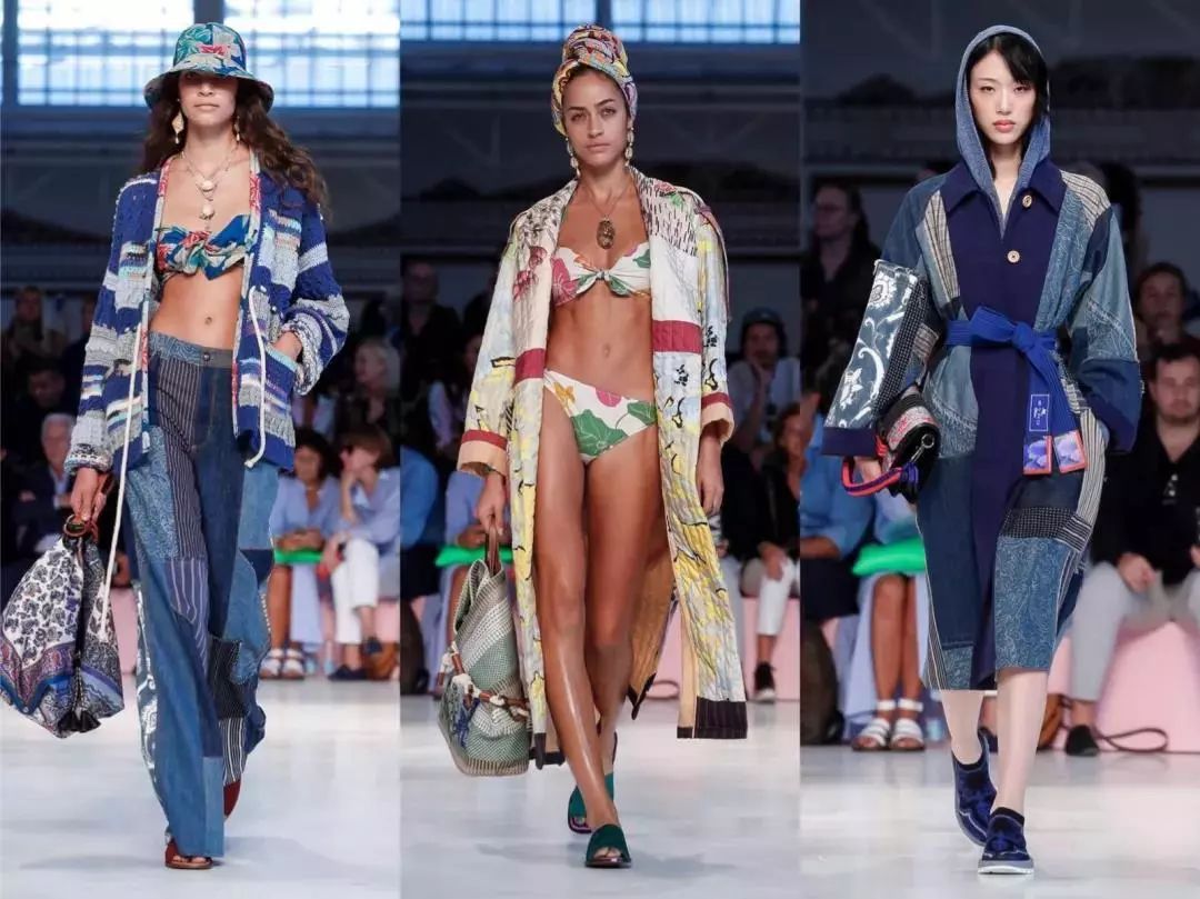 etro近况,etro佩斯利花纹真丝连衣裙