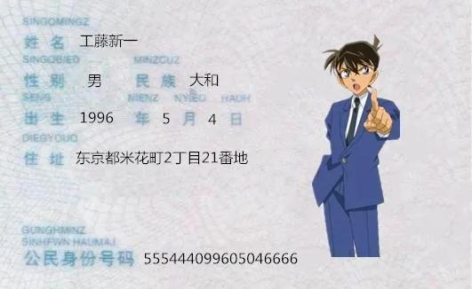当动漫人物也有身份证,假如动漫人物来到现实