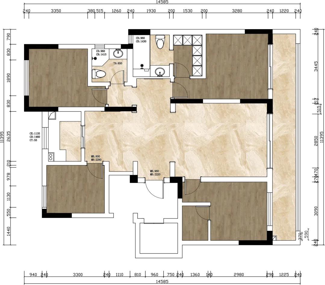 感谢13套案例给了参考，拿了房就要改造！这才是理想的精装房效果