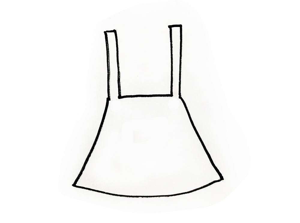 简笔画衣服教程幼儿园,衣服简单亲子简笔画