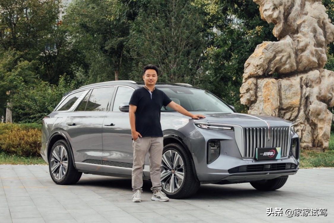 红旗ehs9驾驶感受,一汽红旗e-hs9进口豪华大型SUV