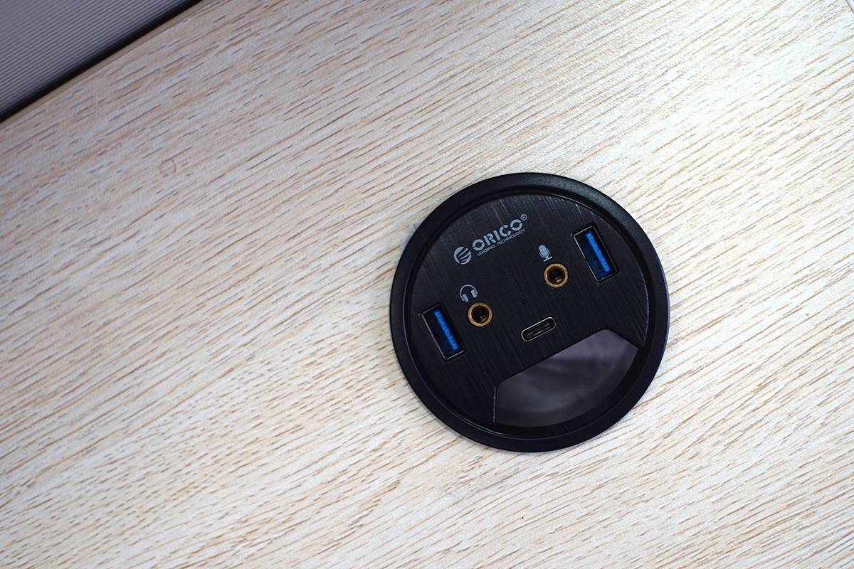 榨干桌洞最后的价值,ORICO桌洞式集线器上手体验