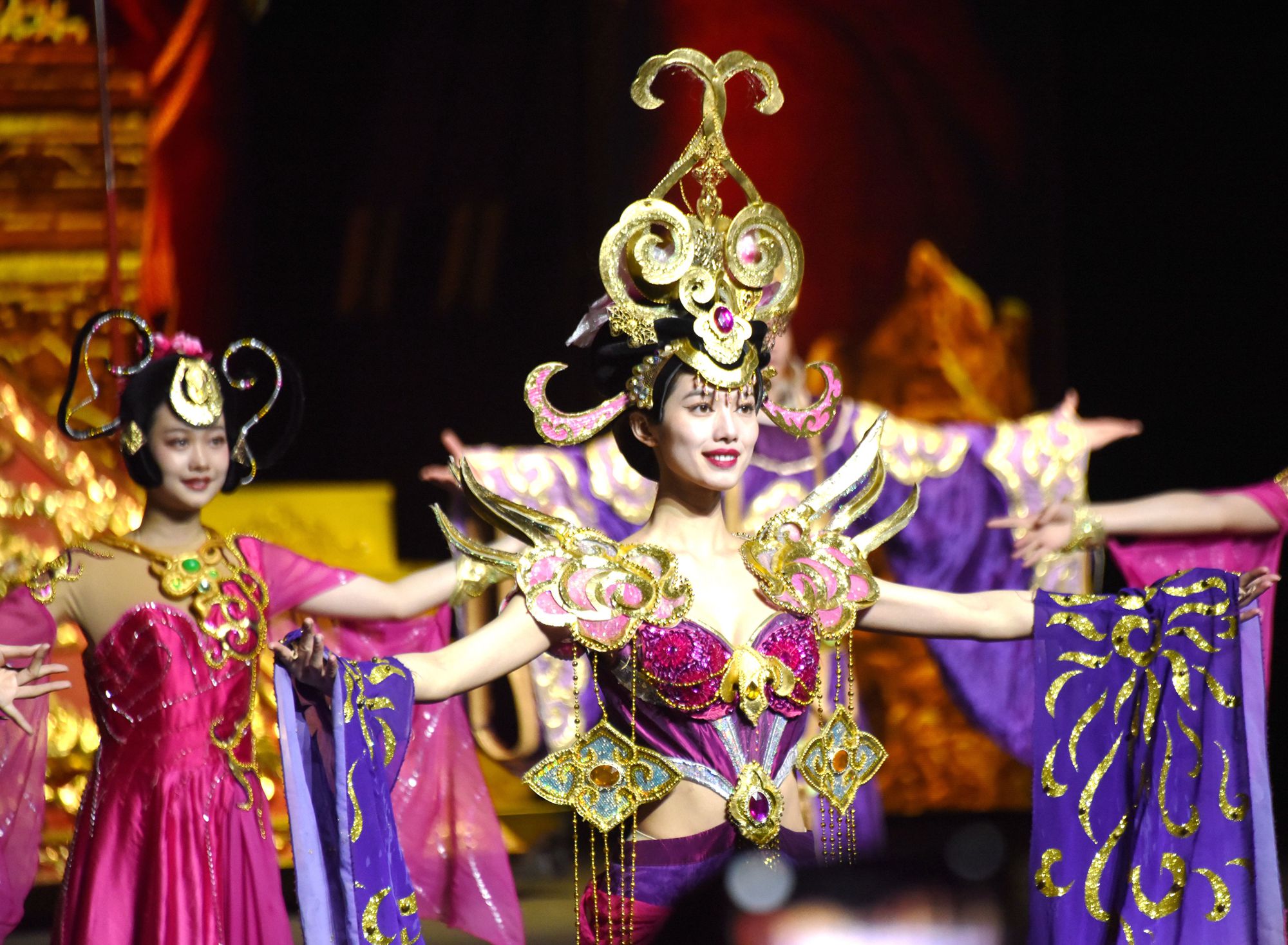 杭州宋城千古情演员出场,宋城千古情最漂亮的演员