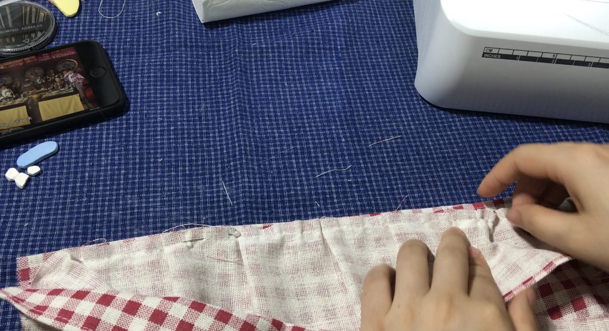 手工制作圆形枕头套,花边圆形枕头制作教程