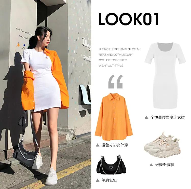 谁说小白鞋土这样穿又酷又美,2021流行的小白鞋显瘦又百搭