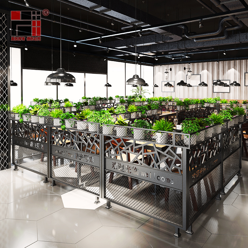 给餐厅加点气氛,餐厅隔断最简单最实惠的方法