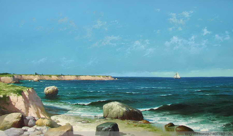 俄罗斯画家画水风景,俄罗斯远山风景油画100幅