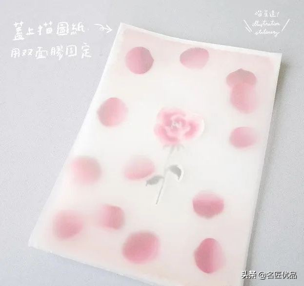 玫瑰花的卡纸贺卡,情人节贺卡简单又漂亮带玫瑰花