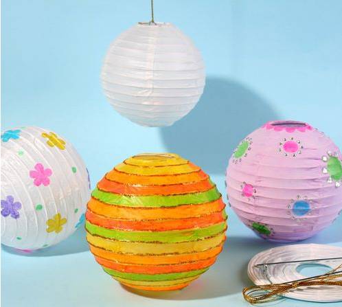 元宵灯笼diy手工制作幼儿园,幼儿园带福字的灯笼手工制作大全