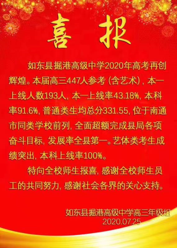 南通西亭高级中学2020一本升学率,南通三中中考喜报2020